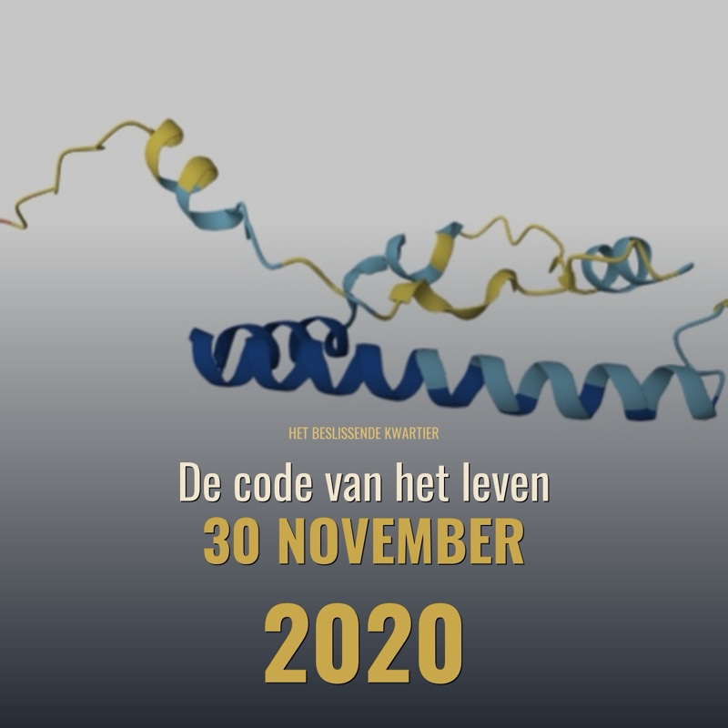 Cover AlphaFold: de code van het leven en het eiwitvouwen (2020)