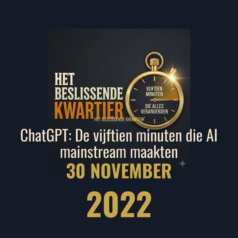Cover ChatGPT: De vijftien minuten die AI mainstream maakten