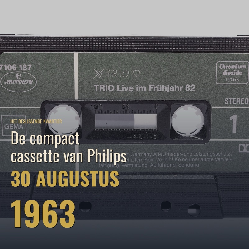 Cover De compact cassette van Philips