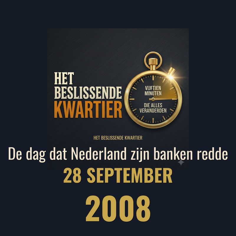 Cover De dag dat Nederland zijn banken redde