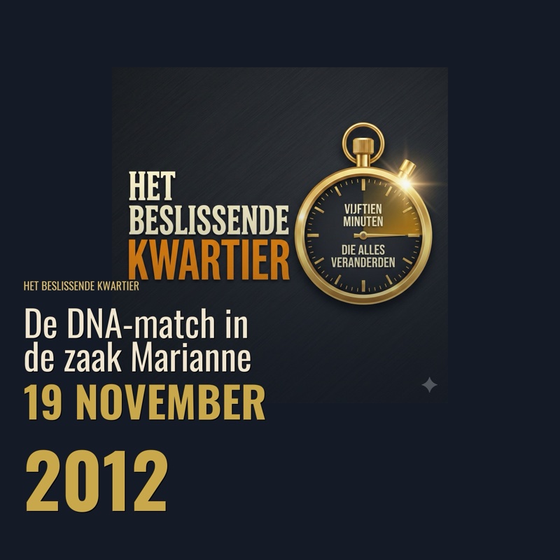 Cover De DNA-match in de zaak Marianne Vaatstra