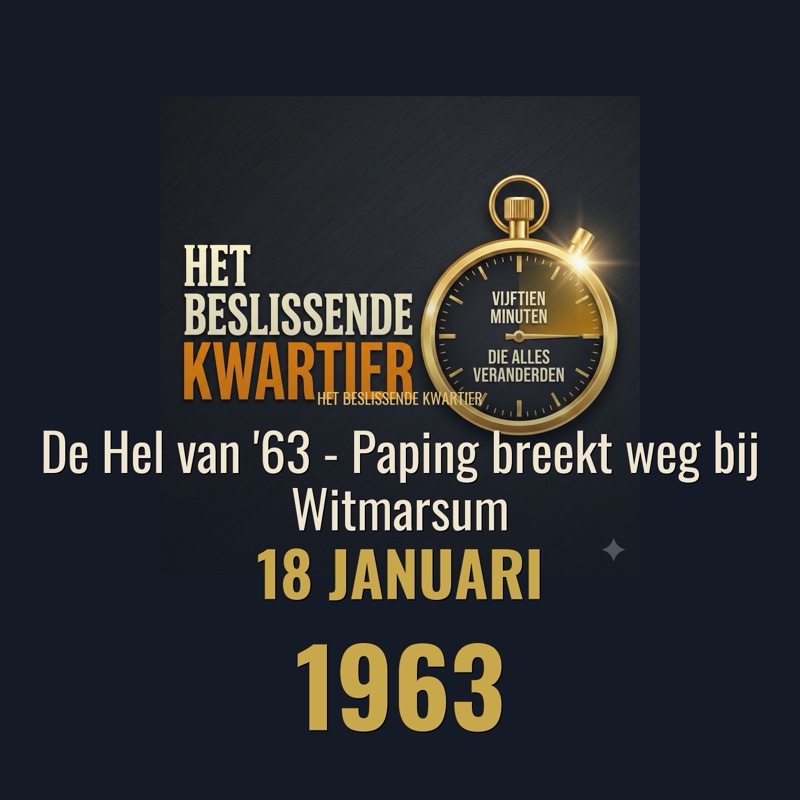 Cover De Hel van '63 - Paping breekt weg bij Witmarsum