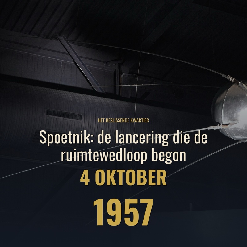 Cover Spoetnik: de lancering die de ruimtewedloop begon