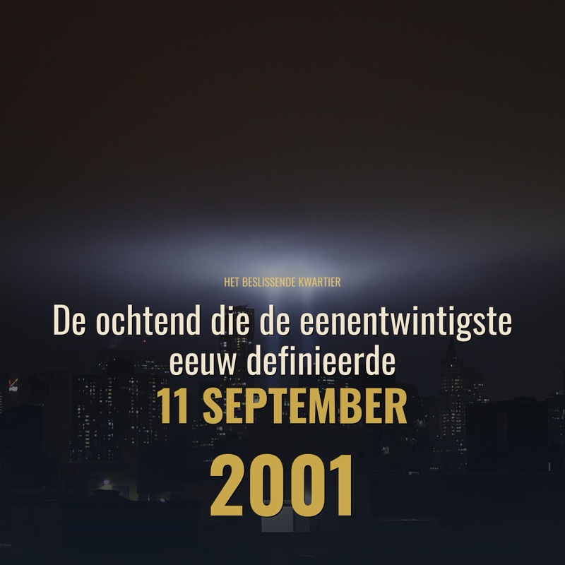 Cover De ochtend die de eenentwintigste eeuw definieerde