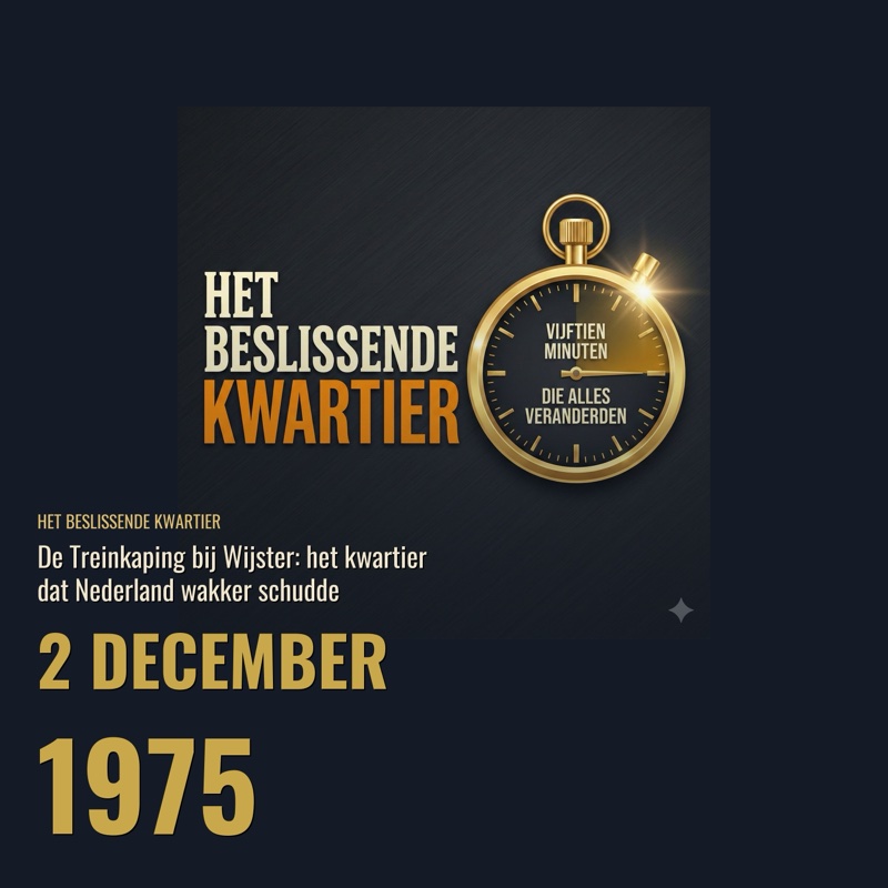 Cover De Treinkaping bij Wijster: het kwartier dat Nederland wakker schudde