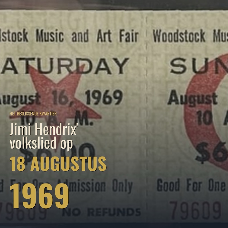 Cover Jimi Hendrix' volkslied op Woodstock
