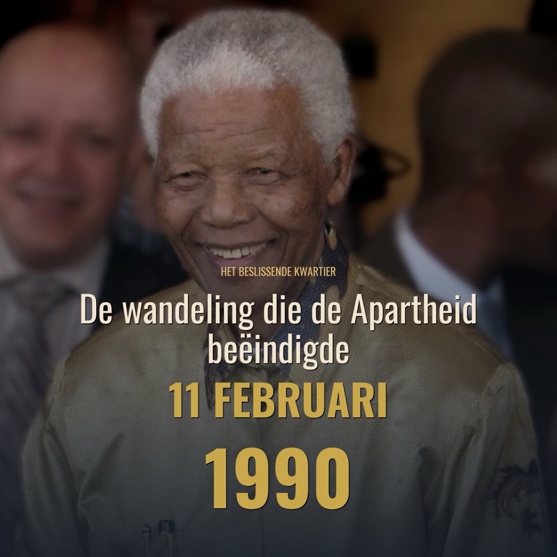 Cover Nelson Mandela: de wandeling die de apartheid beëindigde (1990)