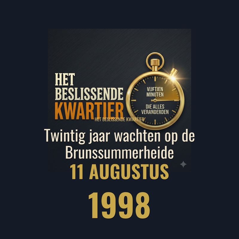 Cover Twintig jaar wachten op de Brunssummerheide