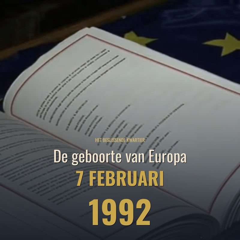 Cover Verdrag van Maastricht: de geboorte van Europa (1992)