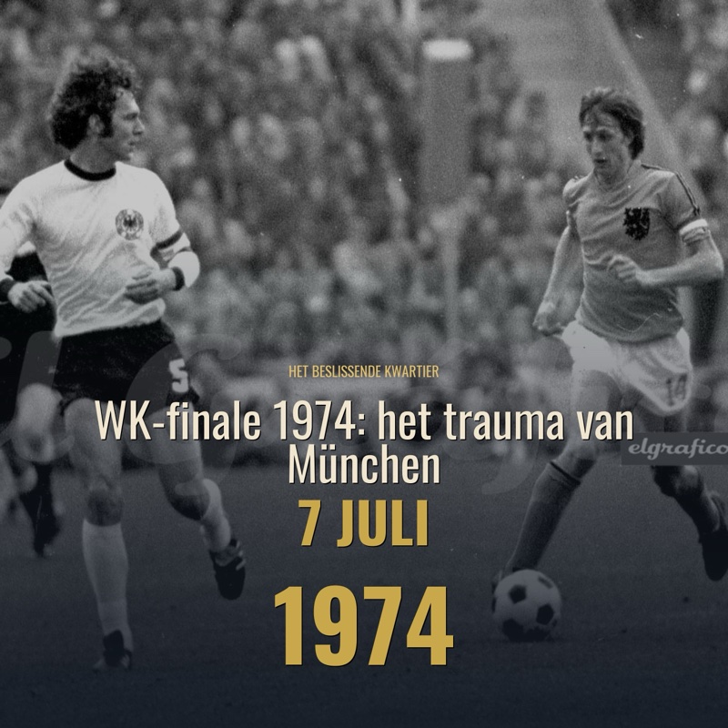 Cover WK-finale 1974: het trauma van München
